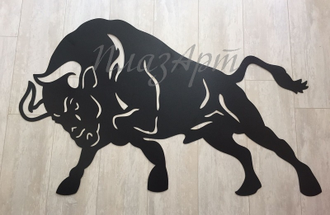 Узор на ворота бык