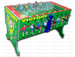 Настольный футбол «Victory» (жетоноприёмник, подсветка, защитное стекло)
