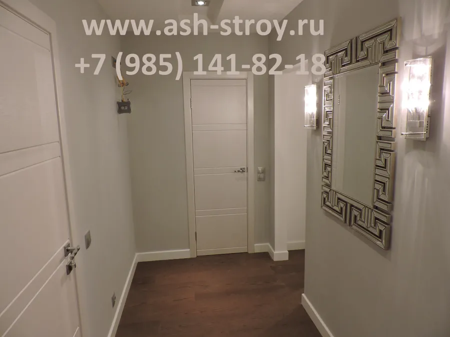 Капитальный ремонт однокомнатной квартиры г. Домодедово. 3D панели в интерьере