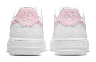 Кроссовки оригинальные Nike Air Force 1 Low (GS) White Pink Foam  бело-розовые