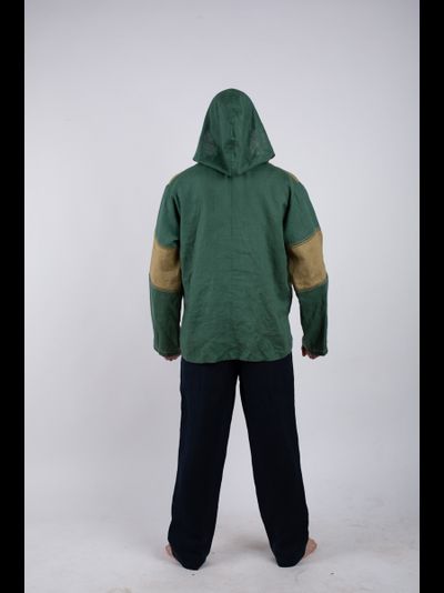 Рубаха с капюшоном "Викинг" из льна