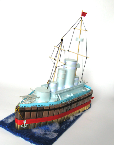 Корабли из конфет - подарок на заказ