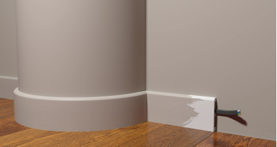 Напольный плинтус Decor Dizayn DD706, 2 метра