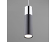 Светодиодный подвесной светильник Eurosvet Double Topper 50135/1 LED хром/черный