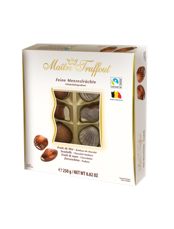 Конфеты «Maitre Truffout» Дары моря, с начинкой пралине, 250 г