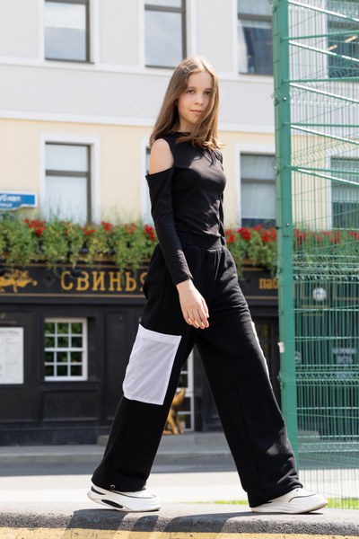 Боди с открытым плечом