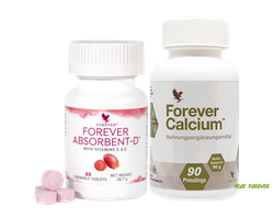 Комплекс витаминов Forever Absorbent-D + Forever Calcium