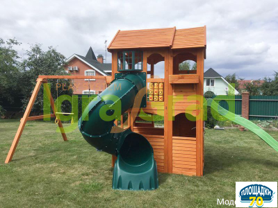 Детская площадка IgraGrad Клубный домик 2 с трубой