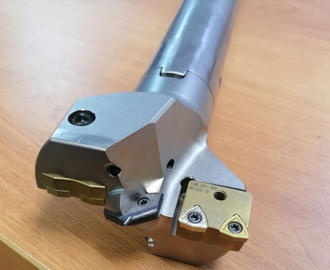 Модульное сверло с твердосплавными пластинами  для глубокого сверления