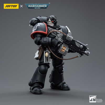 Интерцессор Гвардии Ворона (Warhammer 40k) - КОЛЛЕКЦИОННАЯ ФИГУРКА 1/18 Raven Guard Intercessors Brother Nax (JT4607) - JOYTOY