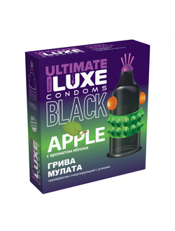 ПРЕЗЕРВАТИВЫ LUXE BLACK ULTIMATE ГРИВА МУЛАТА (ЯБЛОКО)