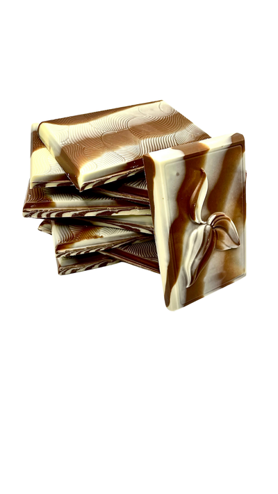 Бело-молочный шоколад (зебра)