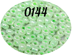 Бисер Zlatka 8/0 10гр цвет № 0144 мятный
