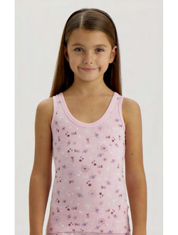 Mайка для девочек Baykar - 4912 розовый