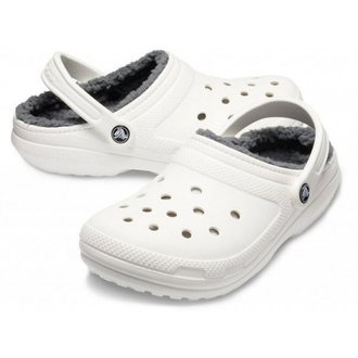 White crocs lined shop