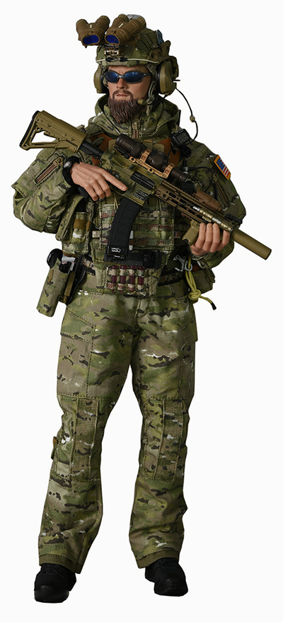 БОЕЦ СИЛ СПЕЦИАЛЬНЫХ ОПЕРАЦИЙ США - Коллекционная ФИГУРКА 1/6 scale SMU Tier 1 Operator Part XI Quick Response Force (26040B) - Easy&Simple