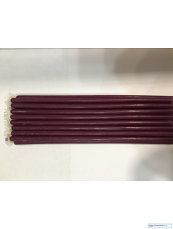 Свеча фиолетовая №40 (2 часа горения).