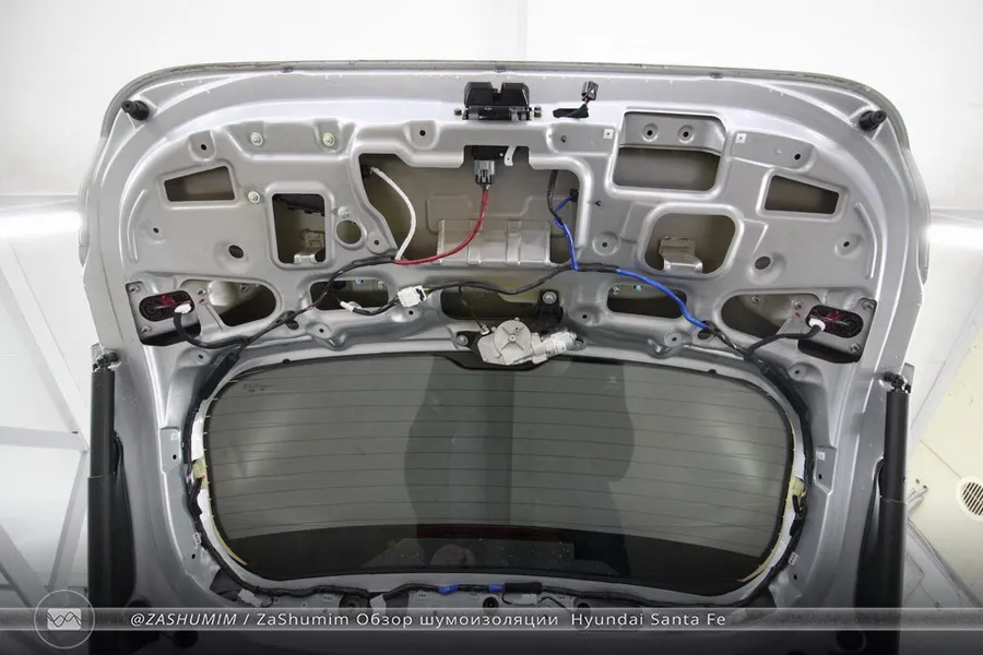 Фото отчет шумоизоляции Hyundai Santa Fe