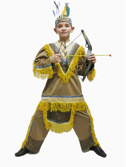 Индейский национальный костюм 10-12 лет
