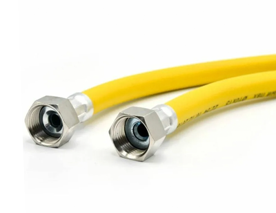 Шланг для газа ПВХ армированный 1/2", желтая, L-1,5м, г/г
