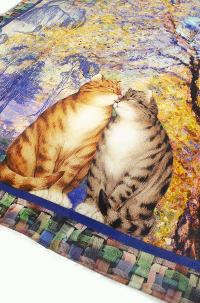 Павловопосадский платок 10303-13