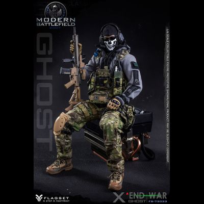 Саймон "Гоуст" Райли (Призрак, Ghost, Call of Duty Modern Warfare II) КОЛЛЕКЦИОННАЯ ФИГУРКА 1/6 scale END WAR GHOST (FS-73033) - FLAGSET