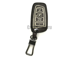 Чехол на 4 кнопки для ключа bmw f30 3 серии (Винтаж тёмный)