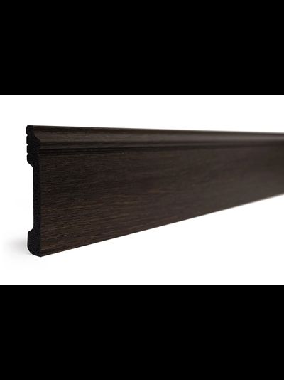 Напольный плинтус Decor-Dizayn 005-93SH, влагостойкий, ударопрочный, 2,4 метра