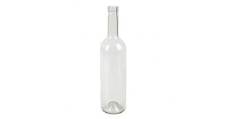 Бутылка винная Бордо прозрачная, 0,75 л