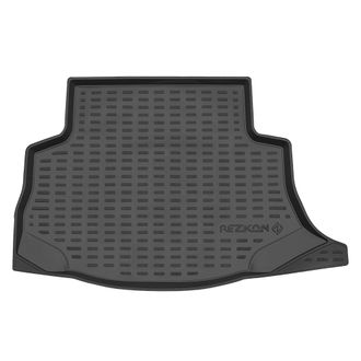 Коврик в багажник пластиковый (черный) для Nissan Leaf (11-17) (Борт 4см)