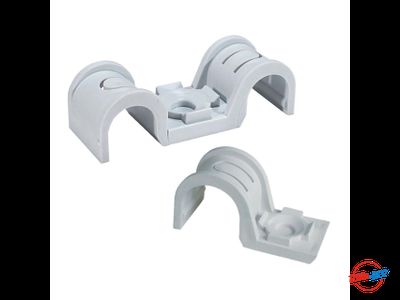 Скобы для труб фиксирующие двусторонние SPIT P-Clip 20 и 22 мм