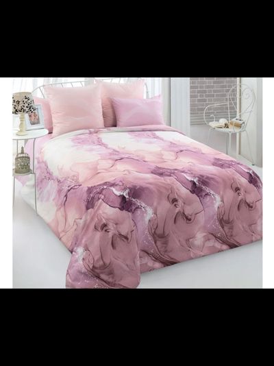 Перкаль набивной 120 г/м2 шир.220см цвет фиолетовый Игра воображения