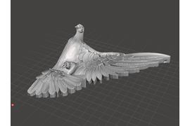 Голубь 350х183х56. Правая часть