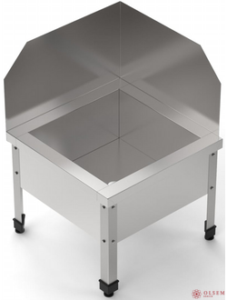 Ванна моповая с бортом ВмопБ-400/250-э