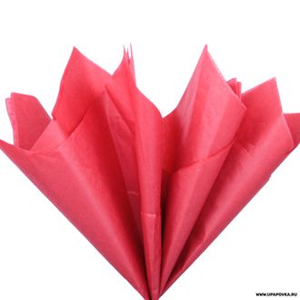 Бумага тишью 76x50 см 10 листов Красный
