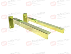 G-2253DX/SX Полкодержатель прямой под полку с гальваническим покрытием, L=300 мм Цвет: золото