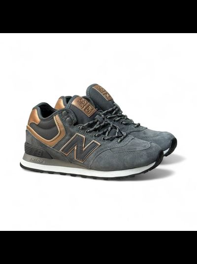 New Balance 574 Encap Grey Gold С Мехом
