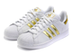 Adidas Superstar (Белые с золотым)