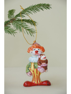 Клоун с мартышкой - цирк