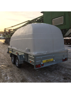 Прицеп ЛАВ-81013A с пластиковой крышкой