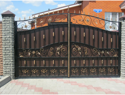 Кованые ворота в Брянске - арт 027