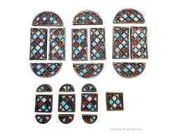 Stained glass windows kit (PAINTED)