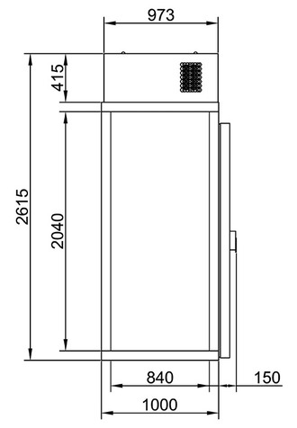 Камера холодильная POLAIR КХН-1,44 Minicella MM