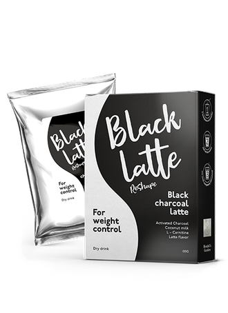 Black Latte dry drink.
