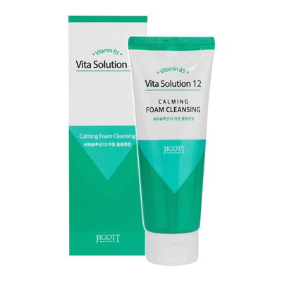 JIGOTT Vita Solution 12 Пенка очищающая успокаивающая (180 мл)