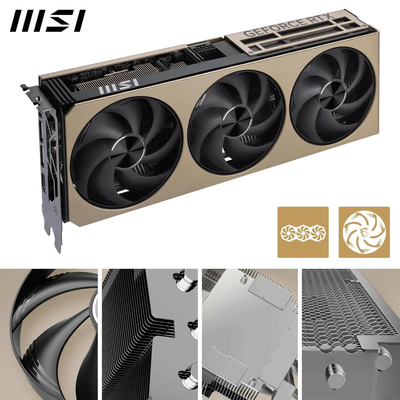 Видеокарта MSI GeForce RTX 5070 Inspire 3X OC 12GB