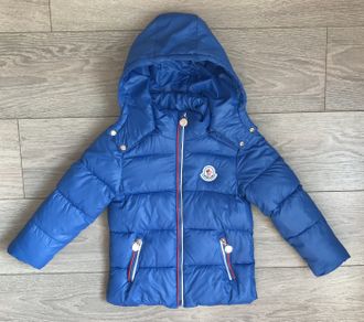 М.17-29 Куртка Moncler синяя  (110,116,122)