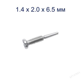 Винт М1.4*2.0*6.5 мм для флекса серебро (100шт)