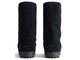 Balenciaga Alaska Fur High Boot Black