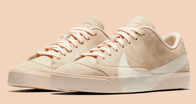 Nike Blazer City Low Xs (Бежевые) Арт2 сбоку